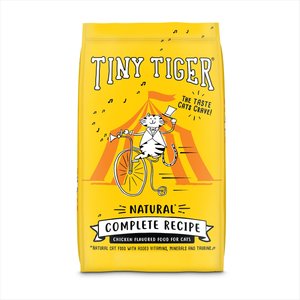 Tiny Tiger, Natural Complete Recipe, Chicken Flavor Dry Cat Food