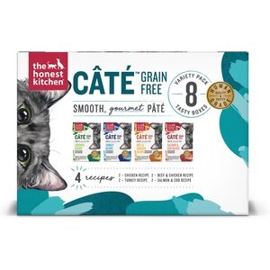 The Honest Kitchen Grain-Free Wet Cat Food Pate Variety count