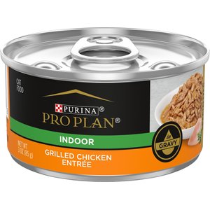 Purina Pro Plan Hairball Control Indoor Grilled Chicken Entree in Gravy Wet Cat Food
