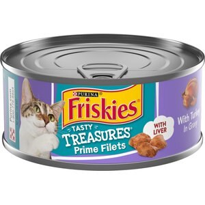 Friskies Tasty Treasures Gravy Turkey & Liver Wet Cat Food