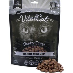Vital Essentials Vital Cat Freeze-Dried Rabbit Mini Nibs Cat Food