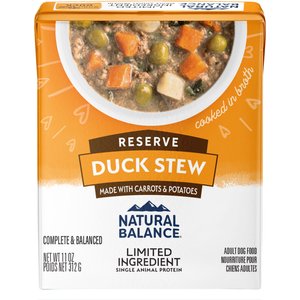 Natural Balance Limited Ingredient Reserve Grain-Free Duck Stew Wet Dog Food