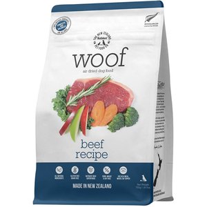 The New Zealand Natural Pet Food Co. Woof Beef Air Dried Dog Food