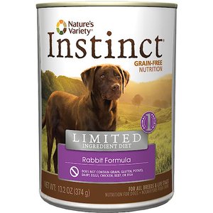 Instinct by Nature's Variety Limited Ingredient Diet Grain-Free Rabbit Formula Canned Dog Food